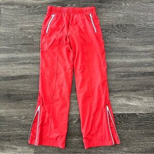VTG Y2K Old Navy Low Rise Athletic Track Pants Women’s XS Windbreaker Ankle Zip
